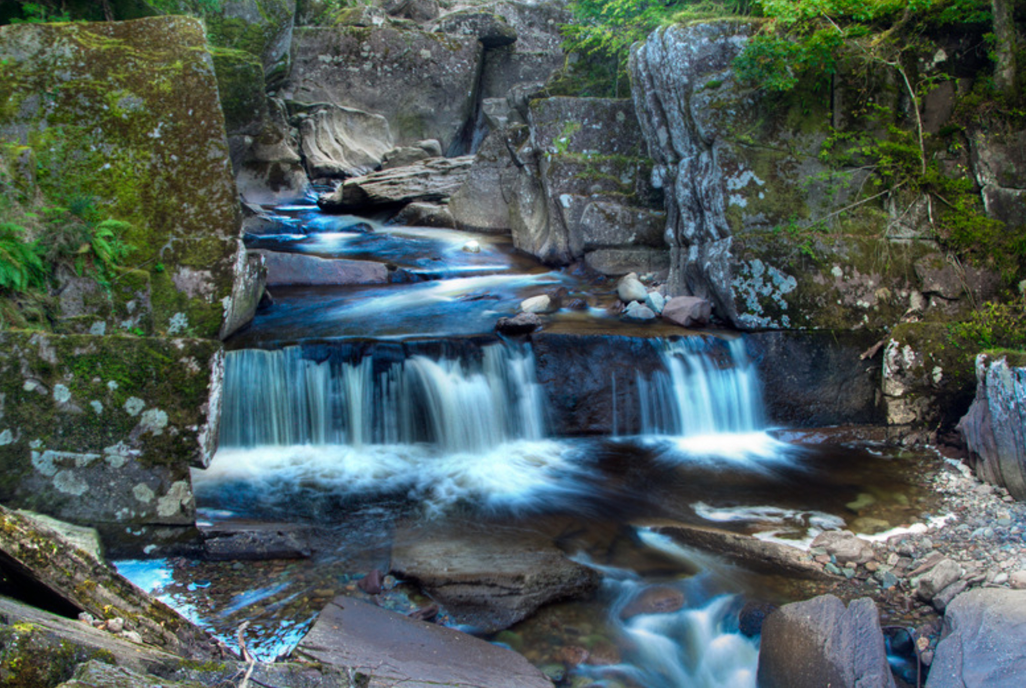Highland fault line at Callander